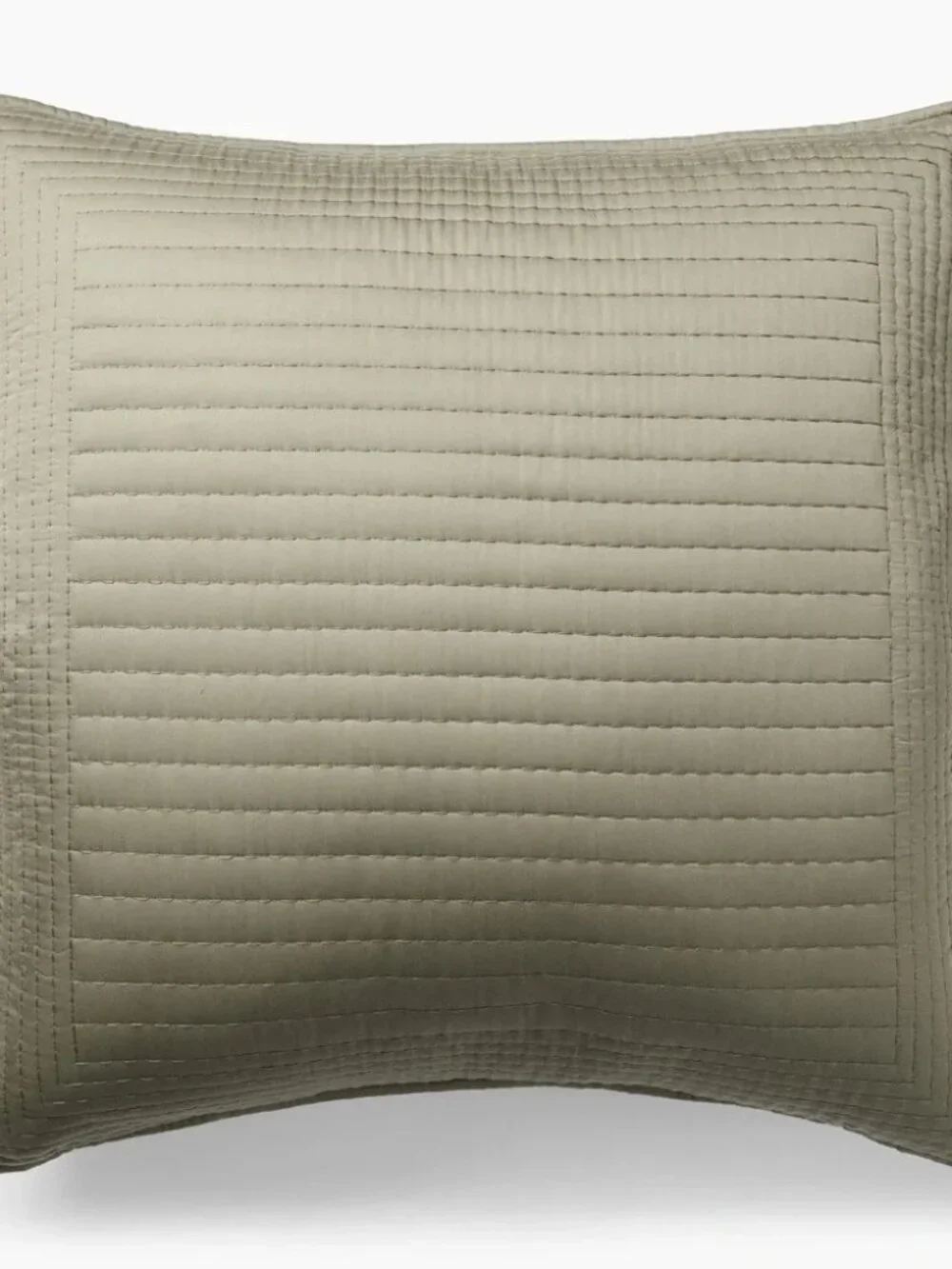NWT West Elm Tencel Pick Stitch‎ Euro Sham - Set of 2